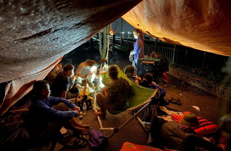 [VIDEO] HIỆN TRƯỜNG Ở CẦU BẾN THỦY