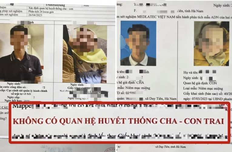 Sau xét nghiệm ADN, người đàn ông đòi tiền công nuôi hai đứa trẻ không phải con mình