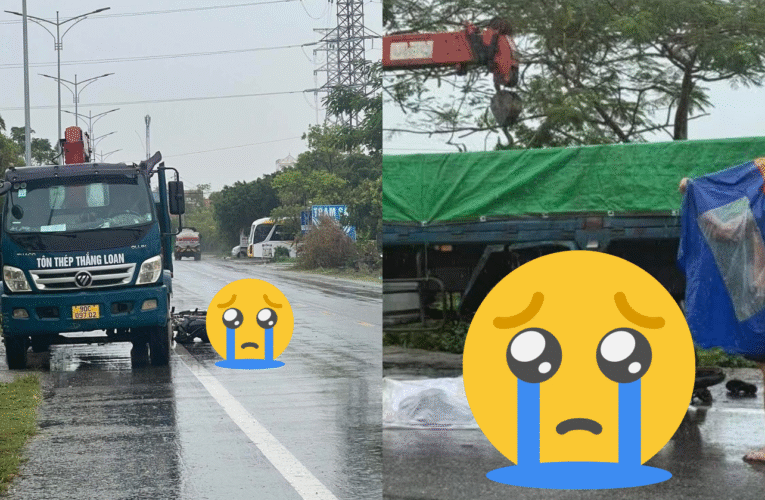 HIỆN TRƯỜNG TNGT KHIẾN 2 HỌC SINH TRƯỜNG KIM SƠN B GẶP NẠN