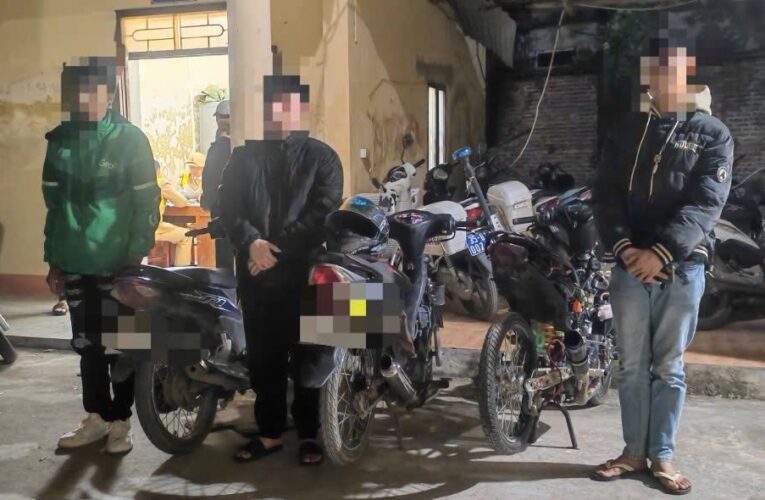 KẾT QUẢ NGÀY ĐẦU TRIỂN KHAI PHƯƠNG ÁN PHÒNG, CHỐNG ĐUA XE TRÁI PHÉP TẠI PHƯỜNG HOA LƯ